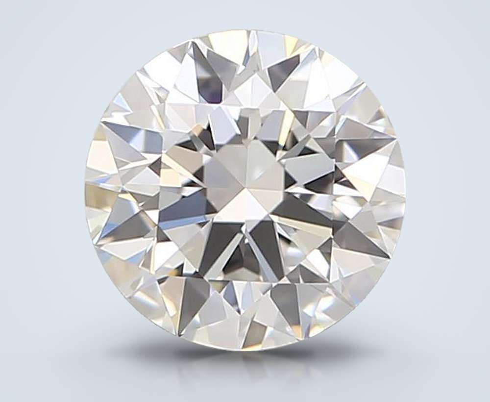 0.59 Carat Round Natural Diamond