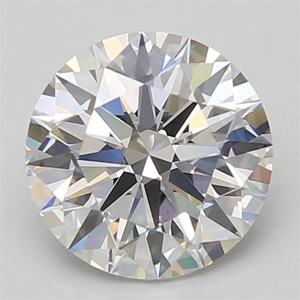 2.84ct F VS1 Rare Carat Ideal Cut Round Lab Grown Diamond