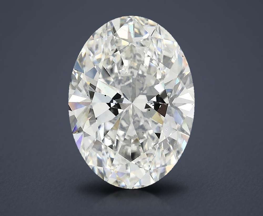 3.08 Carat Oval Lab Diamond