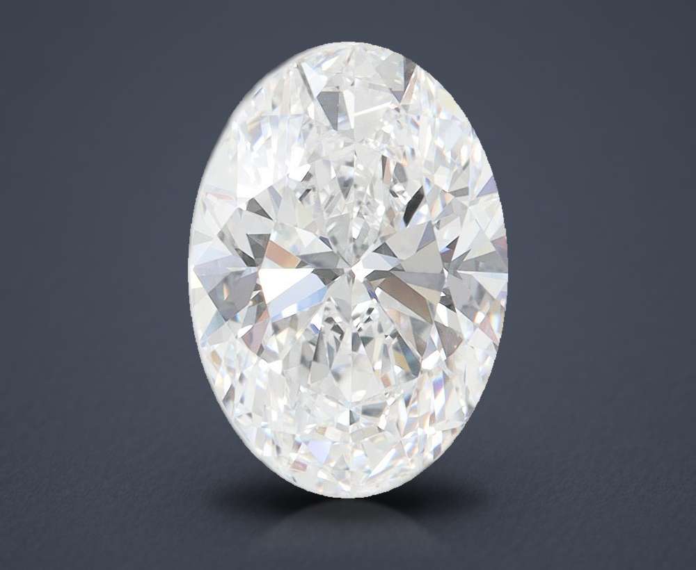 3.75 Carat Oval Lab Diamond