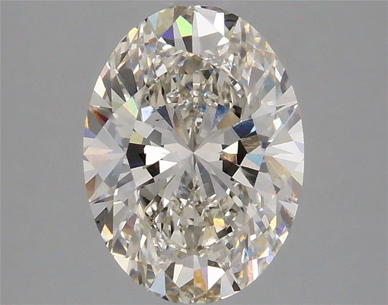 2.09ct H VS1 Rare Carat Ideal Cut Oval Lab Grown Diamond