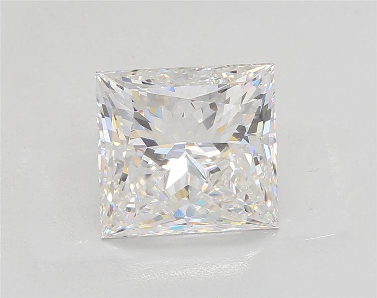 3.97ct F VVS2 Rare Carat Ideal Cut Princess Lab Grown Diamond