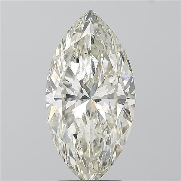 3.17ct J SI2 Rare Carat Ideal Cut Marquise Diamond