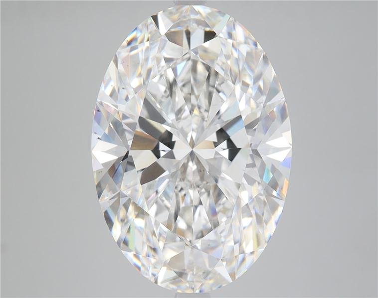 8.63ct F VS2 Rare Carat Ideal Cut Oval Lab Grown Diamond