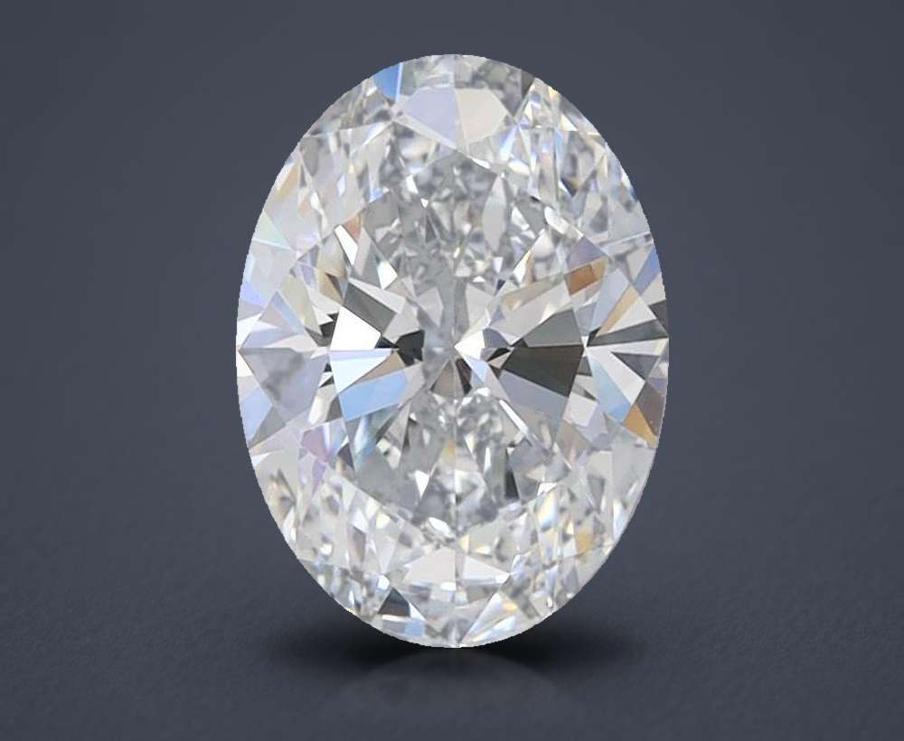1.24 Carat Oval Lab Diamond
