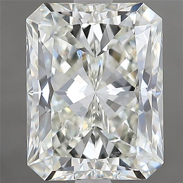 3.01ct J SI1 Rare Carat Ideal Cut Radiant Diamond