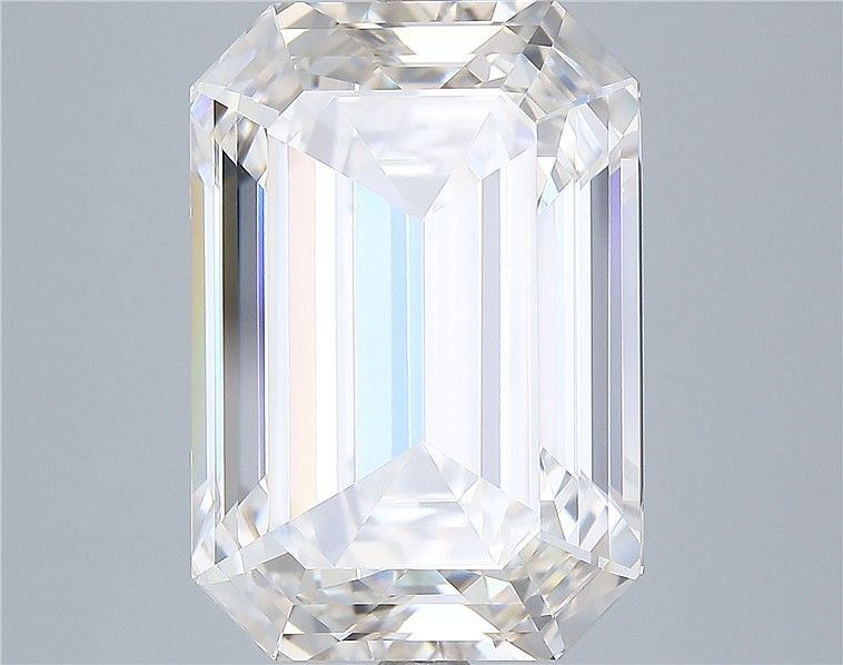 8.56ct J IF Rare Carat Ideal Cut Emerald Diamond