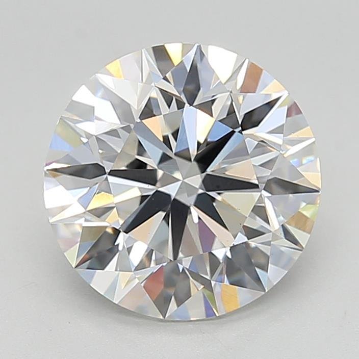 3.07ct F VVS2 Rare Carat Ideal Cut Round Lab Grown Diamond