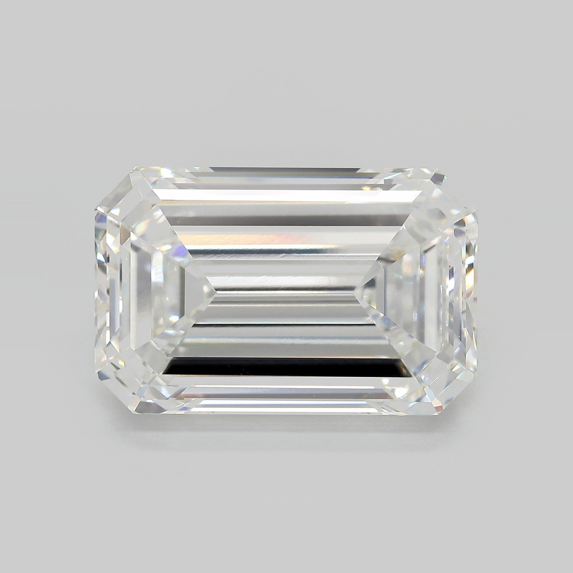 19.66ct F VVS2 Very Good Cut Emerald Lab Grown Diamond