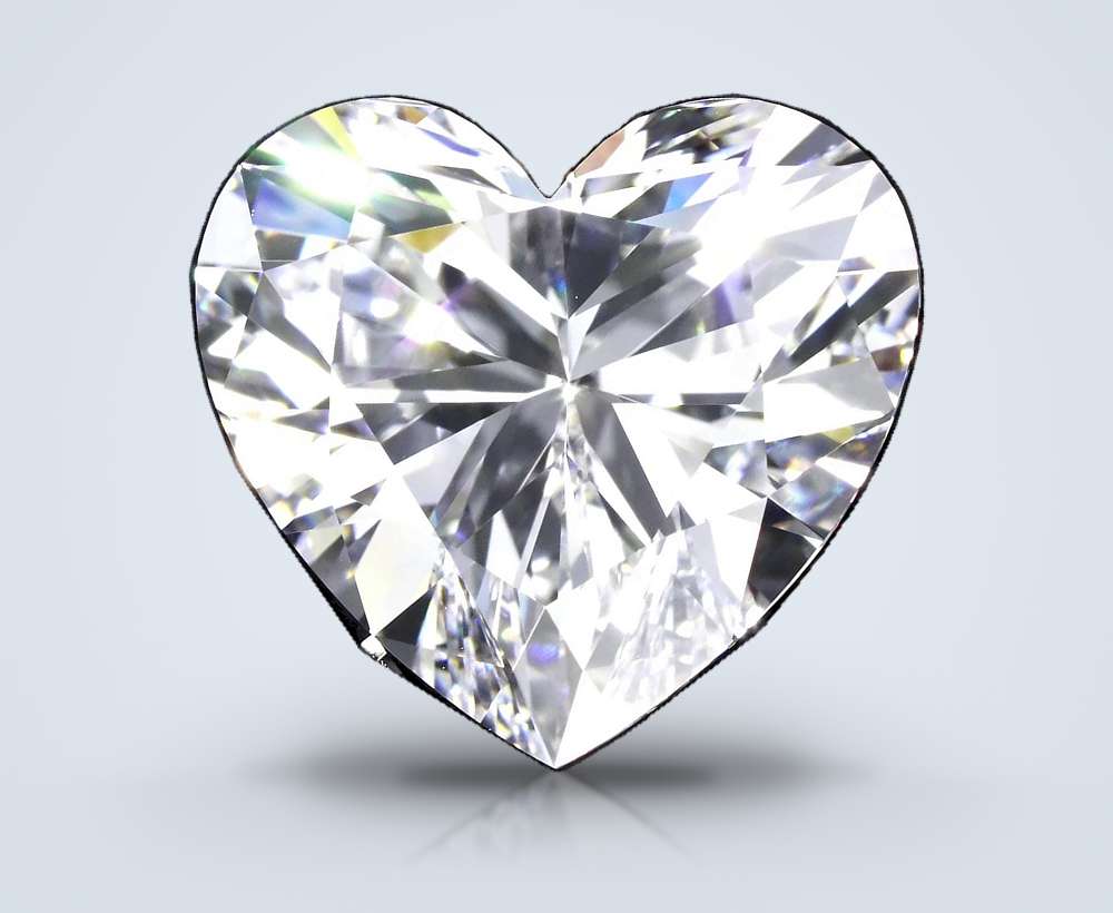 7.09 Carat Heart Natural Diamond