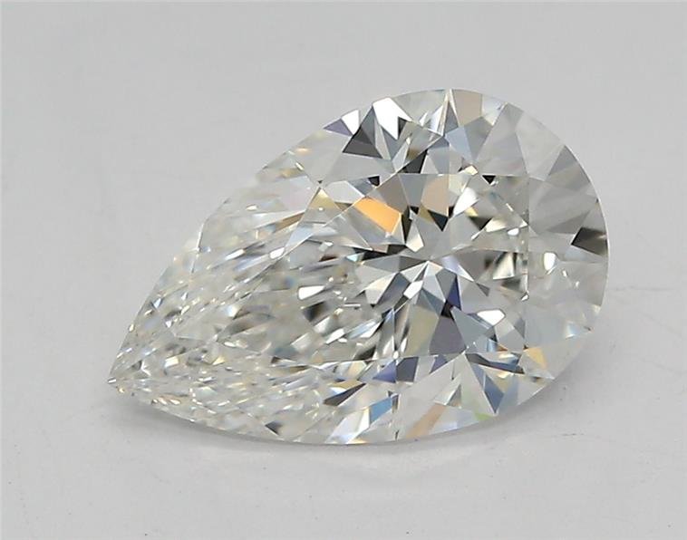 1.25ct E VVS2 Rare Carat Ideal Cut Pear Lab Grown Diamond