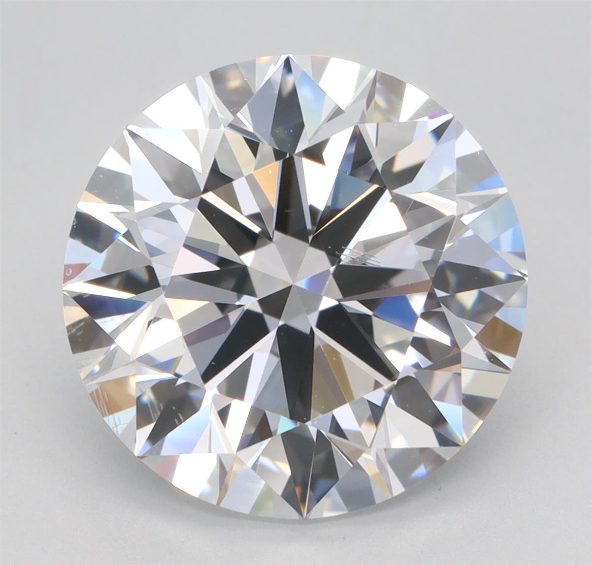 5.19ct D SI1 Rare Carat Ideal Cut Round Lab Grown Diamond