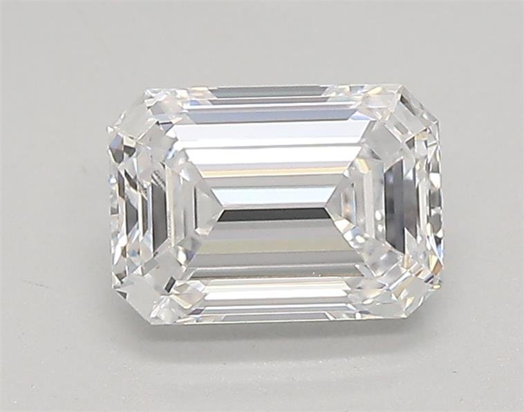 0.88ct D VVS2 Rare Carat Ideal Cut Emerald Lab Grown Diamond