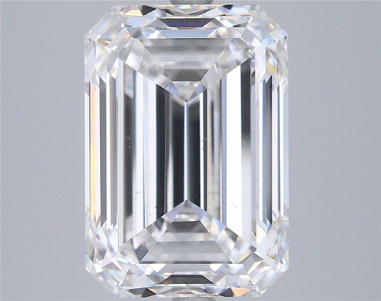 7.01ct E VS1 Rare Carat Ideal Cut Emerald Lab Grown Diamond