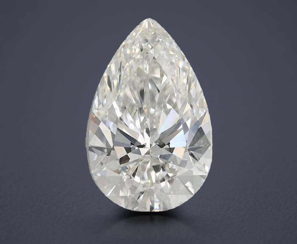 5.58 Carat Pear Lab Diamond