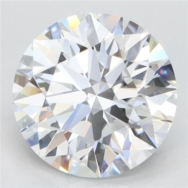 3.74ct D VVS1 Rare Carat Ideal Cut Round Lab Grown Diamond