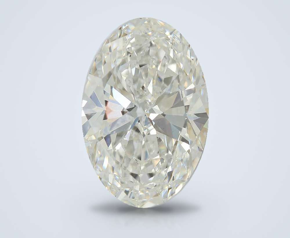 6.61 Carat Oval Lab Diamond