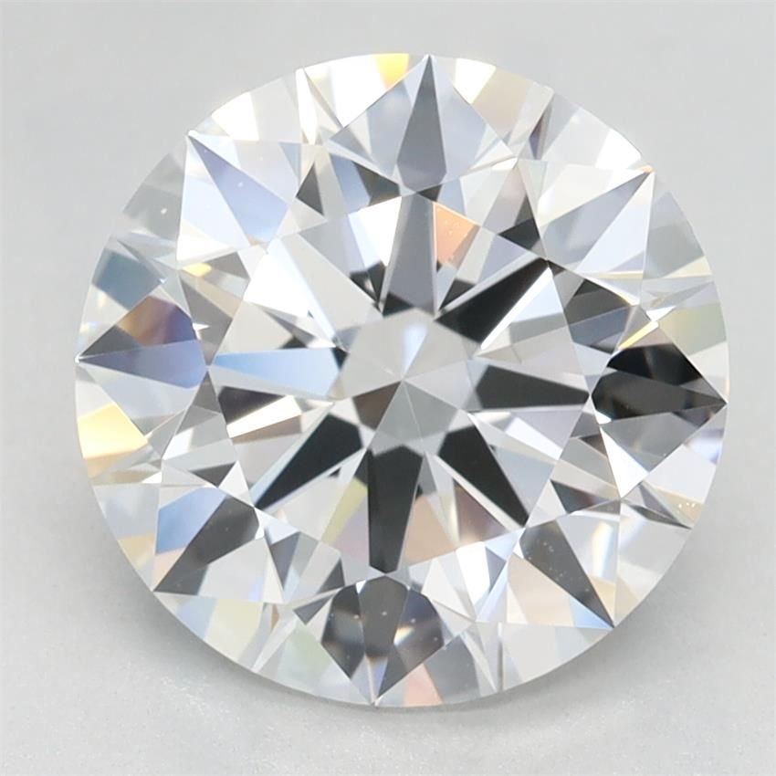 2.61ct D VVS1 Rare Carat Ideal Cut Round Lab Grown Diamond