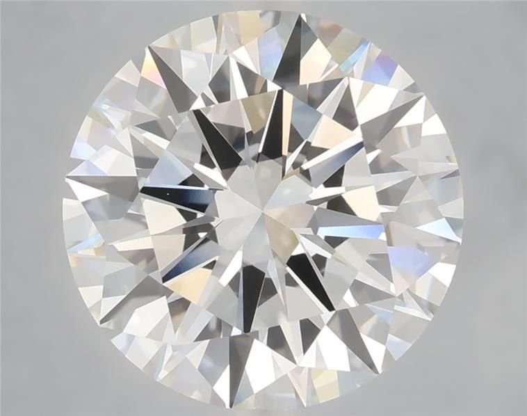 6.50ct F VVS2 Excellent Cut Round Lab Grown Diamond