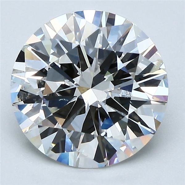 2.62ct I SI2 Good Cut Round Diamond