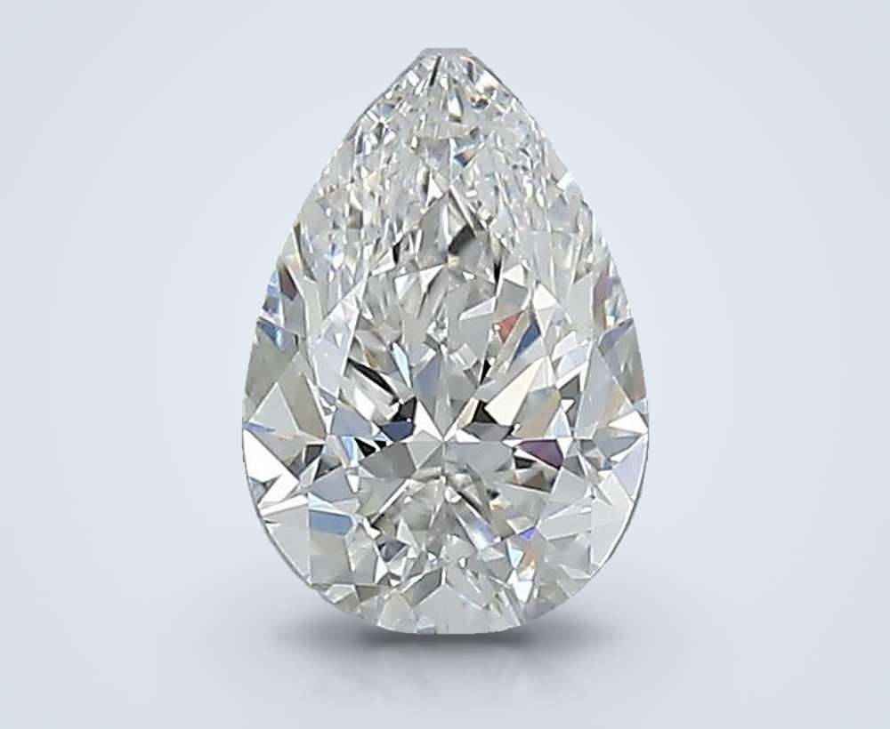 0.80 Carat Pear Natural Diamond