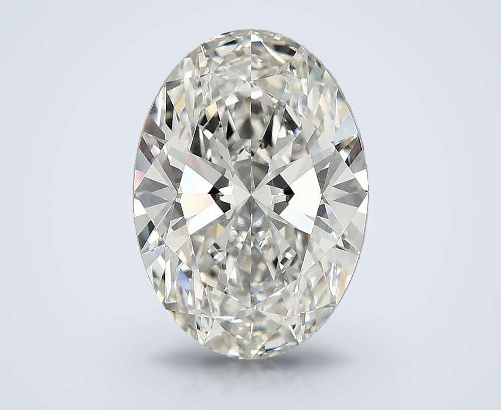 3.86 Carat Oval Lab Diamond