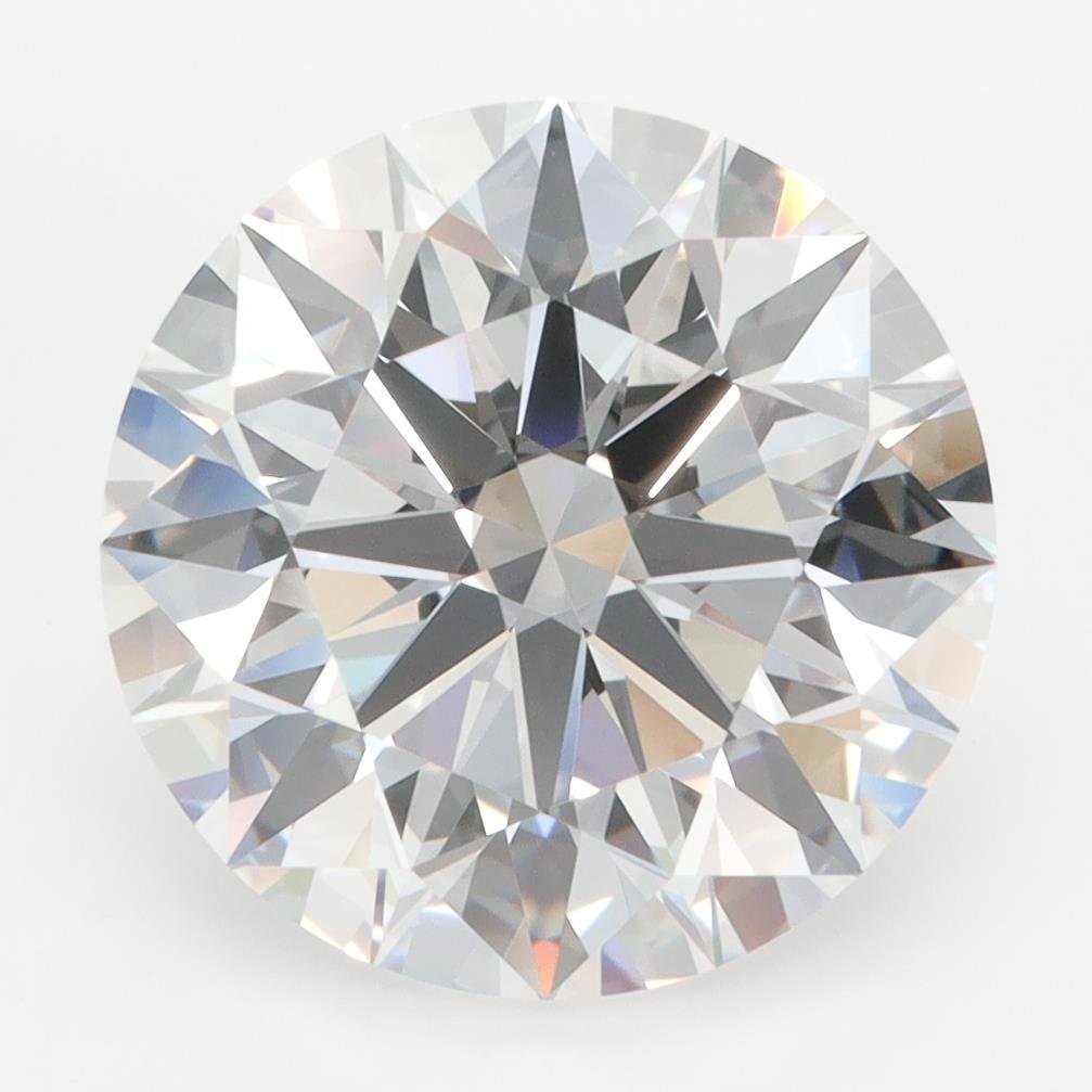5.56ct D VVS1 Rare Carat Ideal Cut Round Lab Grown Diamond