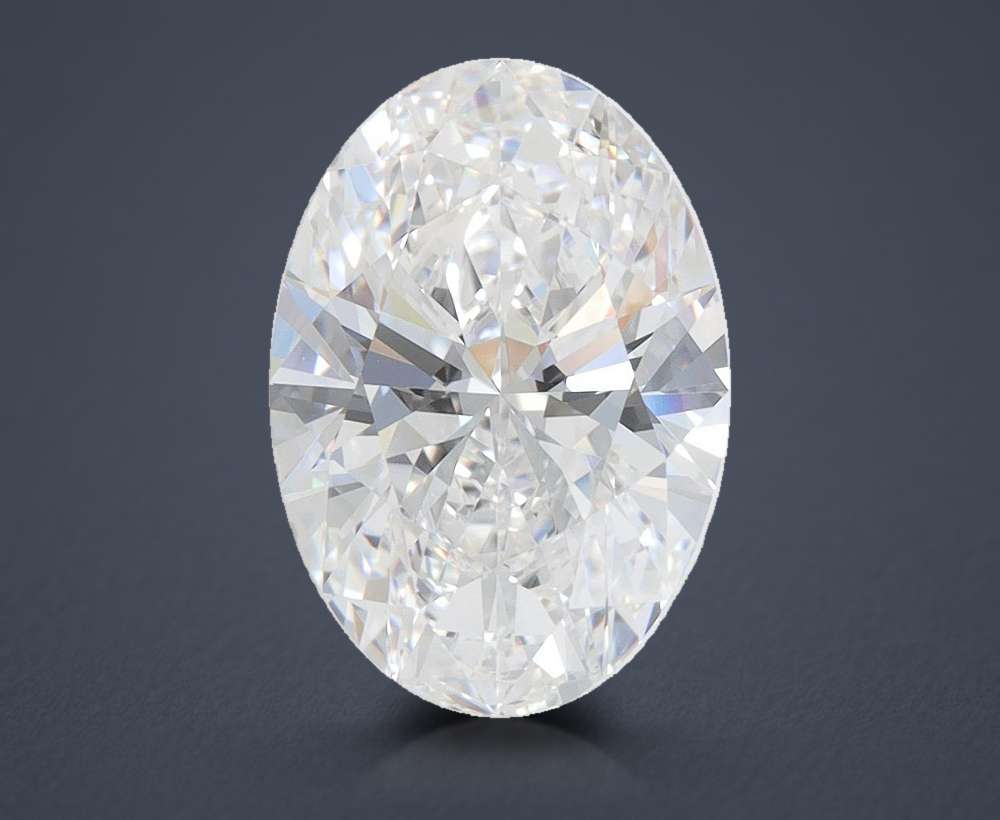 3.66 Carat Oval Lab Diamond