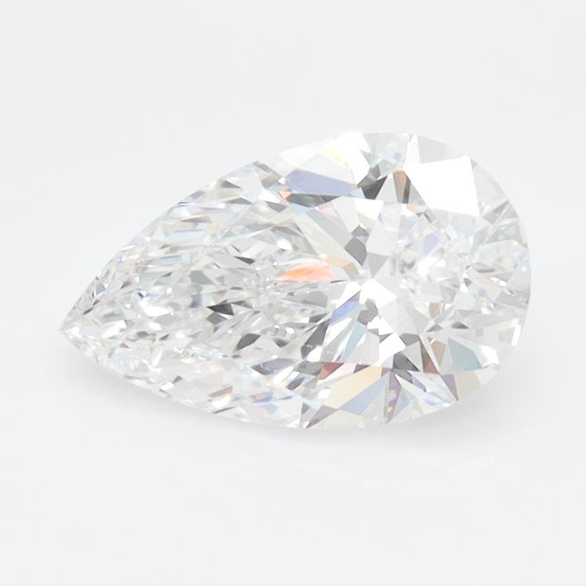 1.21ct D VVS1 Rare Carat Ideal Cut Pear Lab Grown Diamond