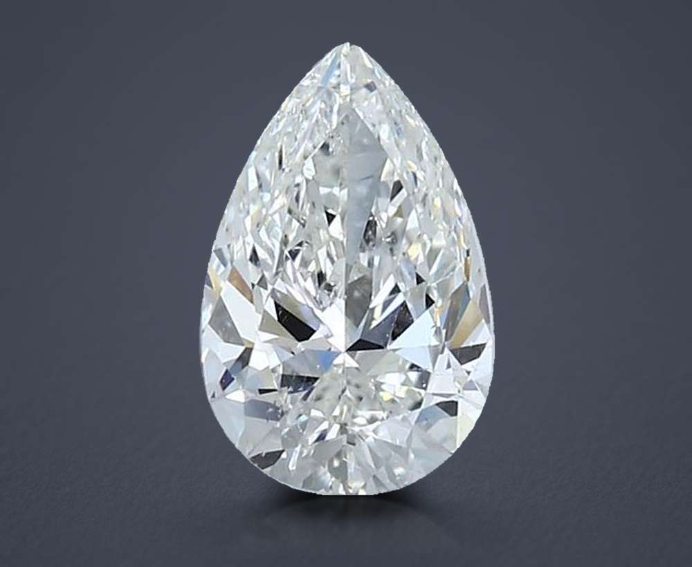 1.50 Carat Pear Natural Diamond