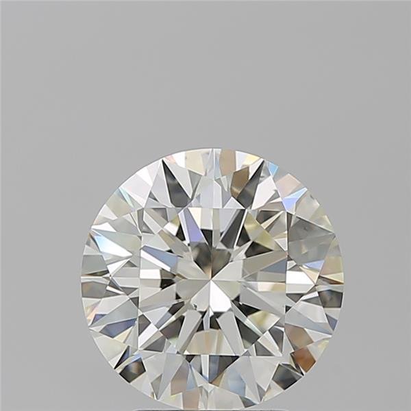 3.07ct K VS2 Rare Carat Ideal Cut Round Diamond