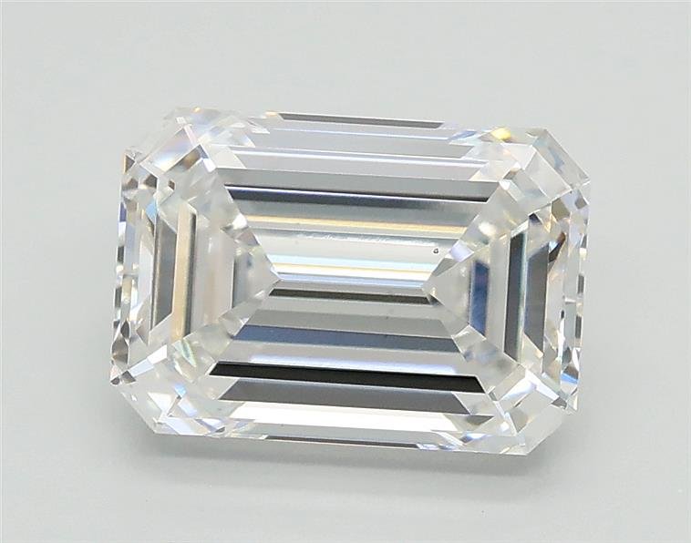 2.03ct F VS1 Rare Carat Ideal Cut Emerald Lab Grown Diamond