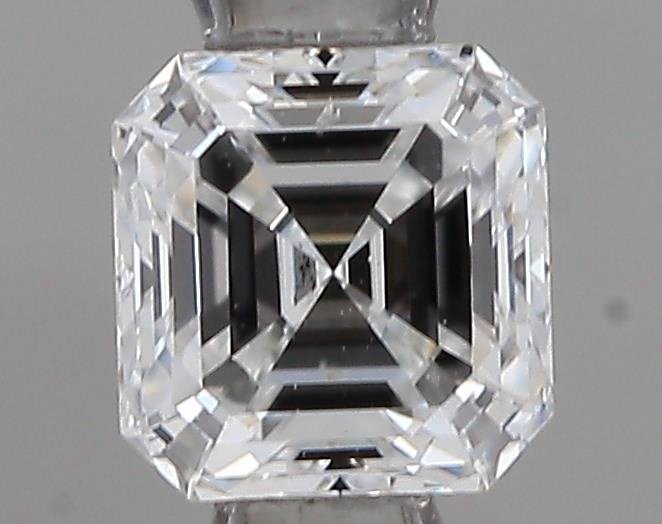 0.41ct D SI1 Very Good Cut Asscher Diamond