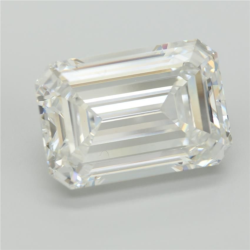 19.53ct G VS1 Rare Carat Ideal Cut Emerald Lab Grown Diamond