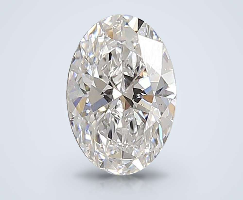 1.00 Carat Oval Lab Diamond