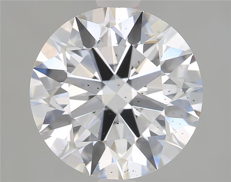 2.87ct D SI1 Rare Carat Ideal Cut Round Lab Grown Diamond