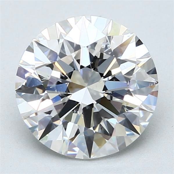 3.03ct F SI2 Rare Carat Ideal Cut Round Diamond