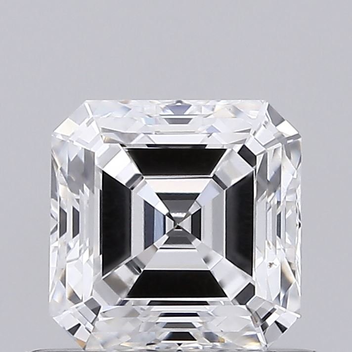 0.79ct F VS2 Very Good Cut Asscher Lab Grown Diamond