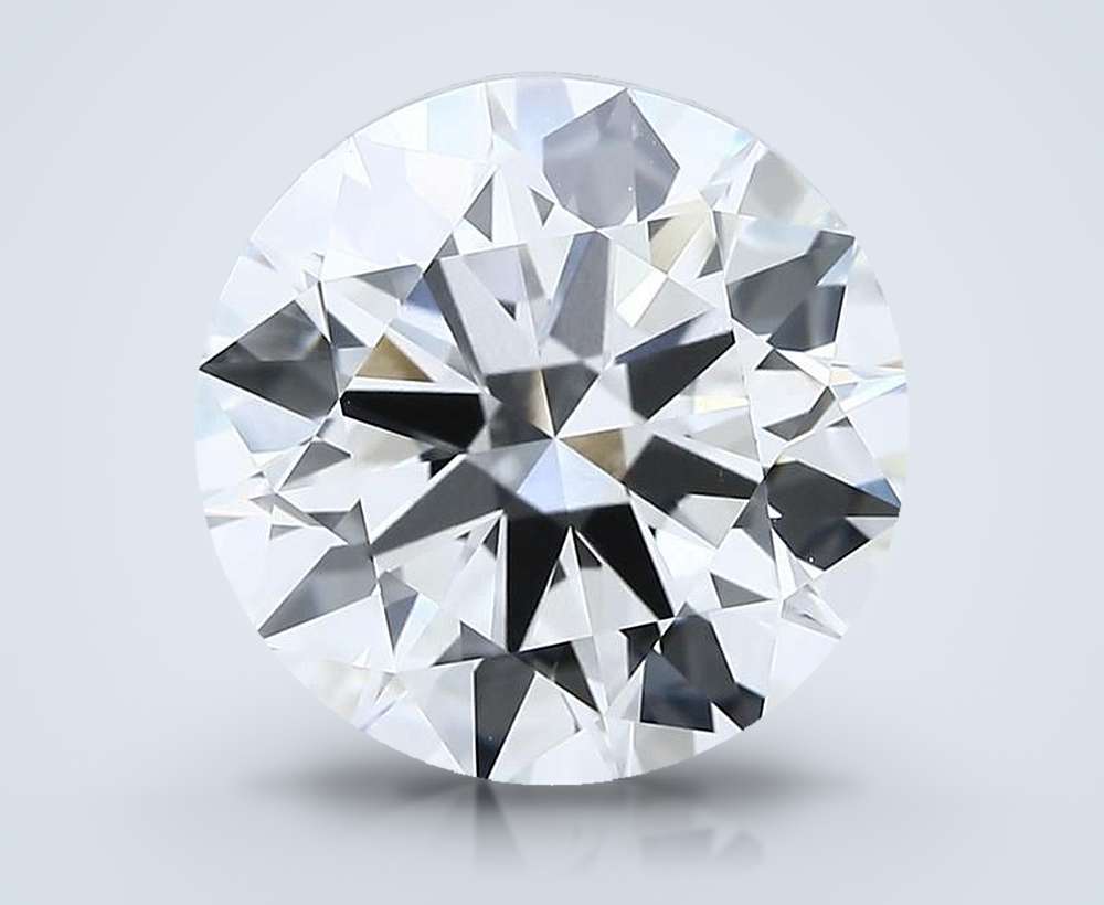 7.02 Carat Round Lab Diamond