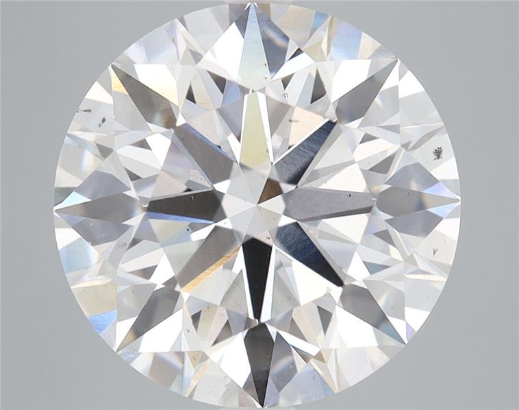 6.80ct F SI1 Rare Carat Ideal Cut Round Lab Grown Diamond