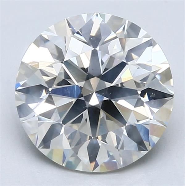 3.11ct I SI1 Rare Carat Ideal Cut Round Diamond