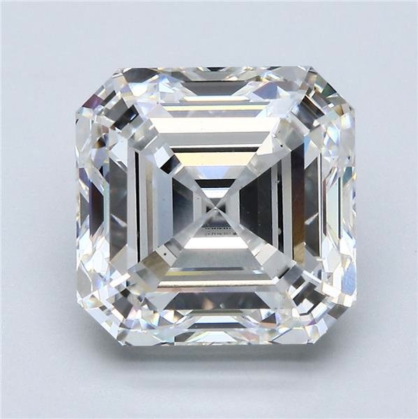 7.24ct G VS1 Rare Carat Ideal Cut Asscher Lab Grown Diamond