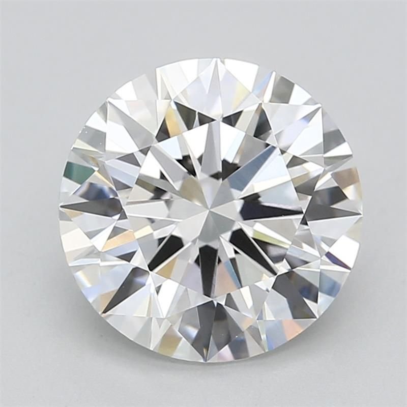 3.27ct E VVS2 Rare Carat Ideal Cut Round Lab Grown Diamond