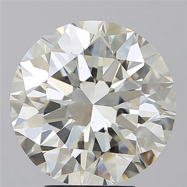 5.09ct K VS1 Excellent Cut Round Diamond