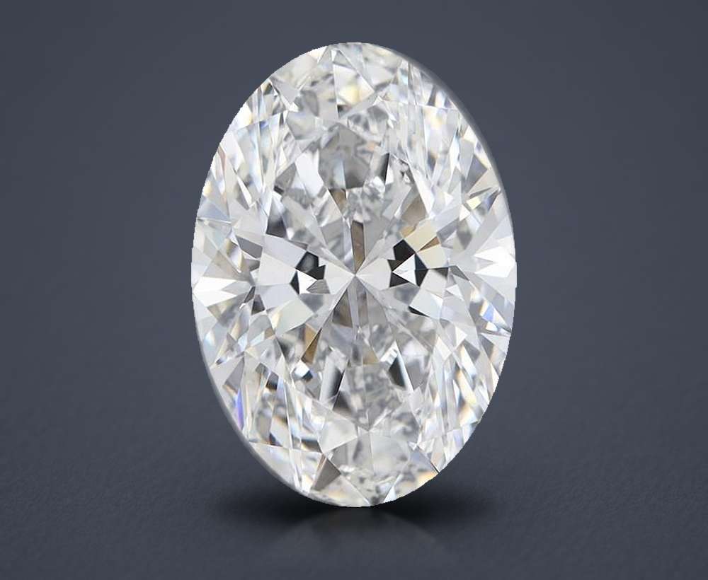 5.96 Carat Oval Lab Diamond