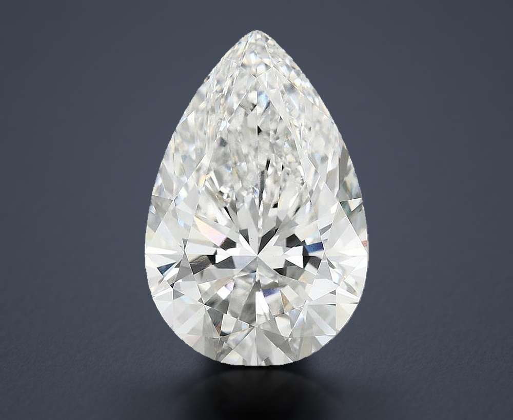8.73 Carat Pear Lab Diamond