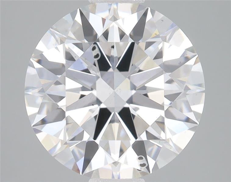 3.05ct D SI1 Rare Carat Ideal Cut Round Lab Grown Diamond