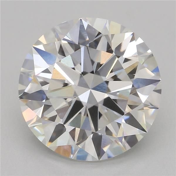 3.03ct F VVS2 Rare Carat Ideal Cut Round Lab Grown Diamond