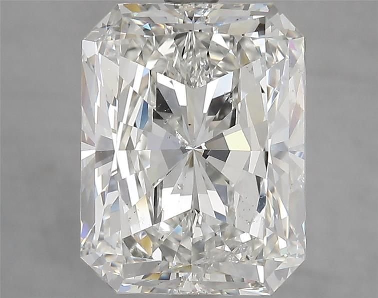 6.01ct I SI2 Rare Carat Ideal Cut Radiant Diamond