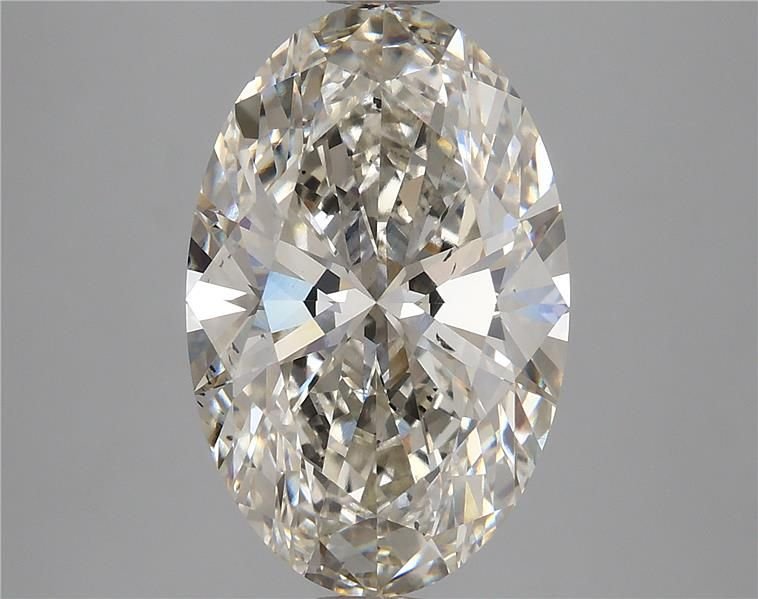 4.13ct H SI1 Rare Carat Ideal Cut Oval Lab Grown Diamond